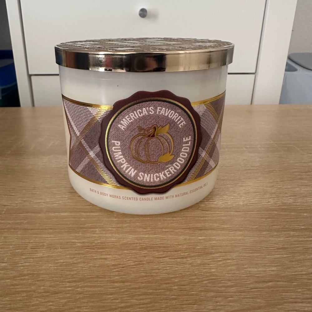 Bath & Body Works Pumpkin Snickerdoodle Candle